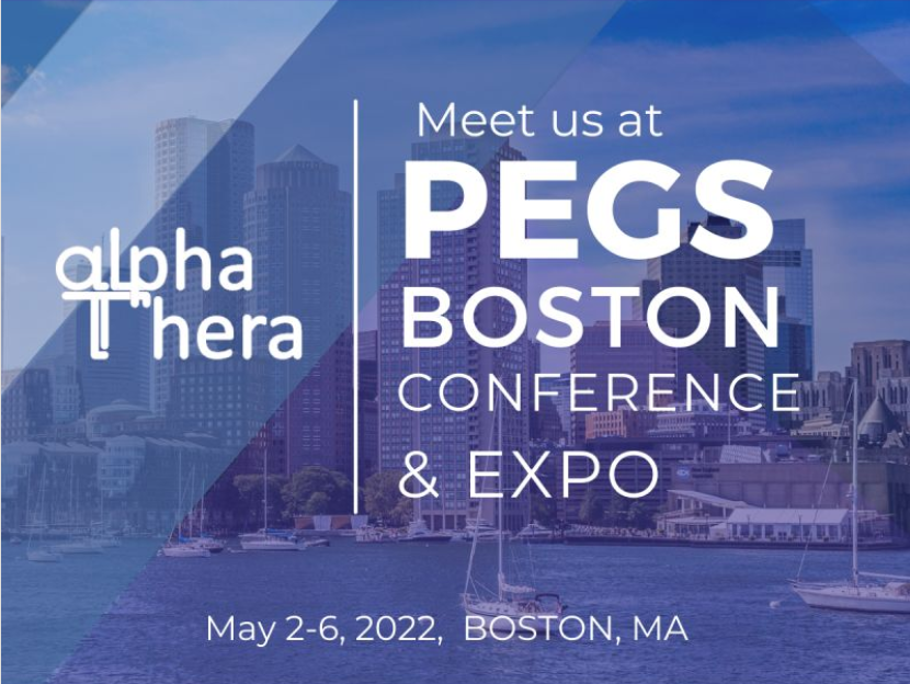 PEGS Boston Protein and Antibody Engineering Summit AlphaThera